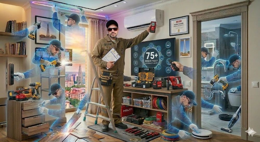 Технический эксперт у вас дома» муж на час ,мастер на час,