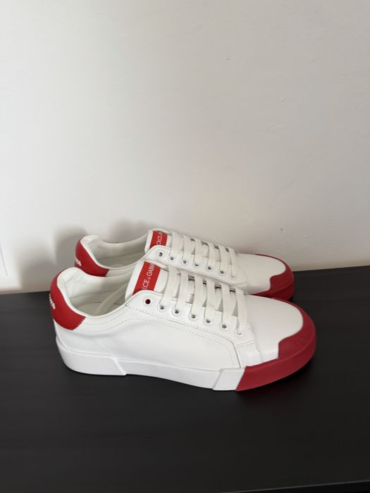Adidasi dolce gabbana portofino Alb rosu Marimea 42 noi