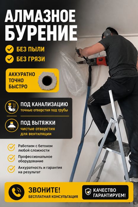 Алмазное бурение (резка)