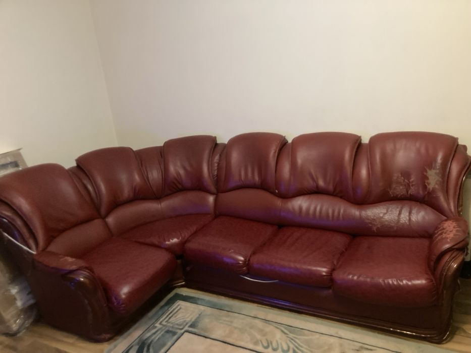 Холов ъгъл естествена кожа