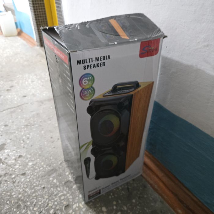 колонка Sing-e zqs 6226 с микрофоном