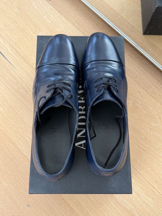 Официални Кожени Обувки Andrews 44 EU номер + кутия