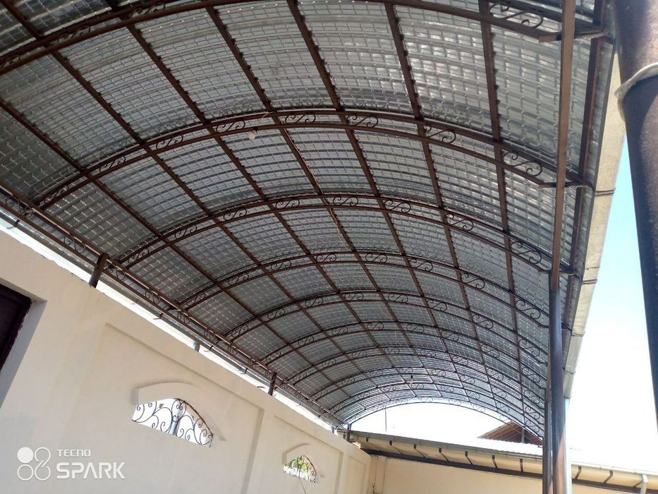 Ришотка навес перила ограждения казерок авто навес краска ишларини кил