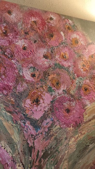 Tablou pe pânză, pictat manual, culori acrilice, 60 x 80 cm