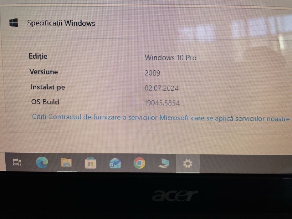 Vand laptop Acer Aspire 5738 ZG