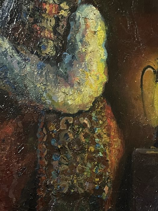 Картина маслом «В ночи»