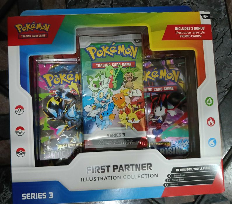 Комплект карти за Pokemon TCG , First Partner Booster Collection S3