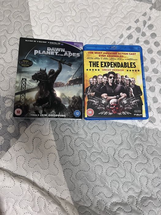 Blu-Ray филми Dawn Planet of the Apes, The Expendables 1