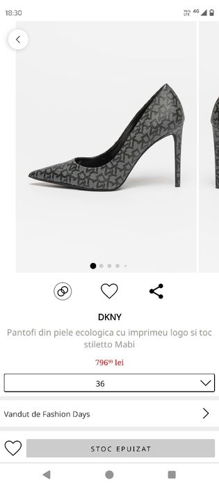 Pantofi stiletto noi