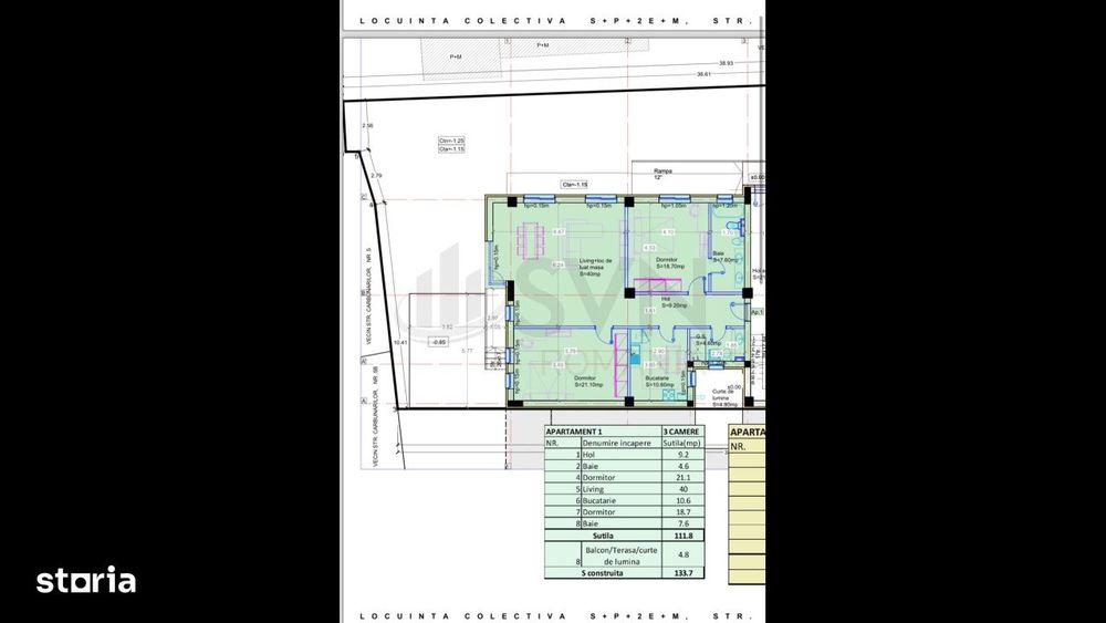 Apartament 3 camere I Aviatiei I Curte 160 mp