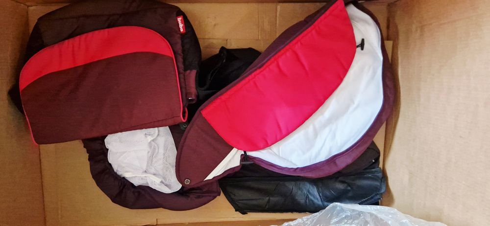 бебешка количка buba 3в1, пълен комплект