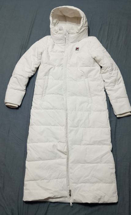 Куртка зимняя пуховик FILA оригинал белая
