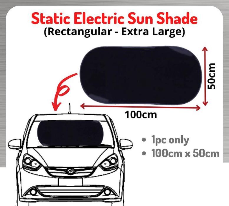 Сенник за странични стъкла за кола UV защита с електростатично фолио 1