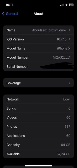 iPhone X sotiladi
