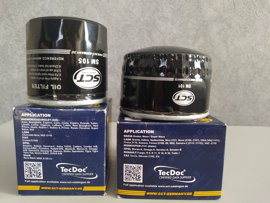 Продам фильтра масляные