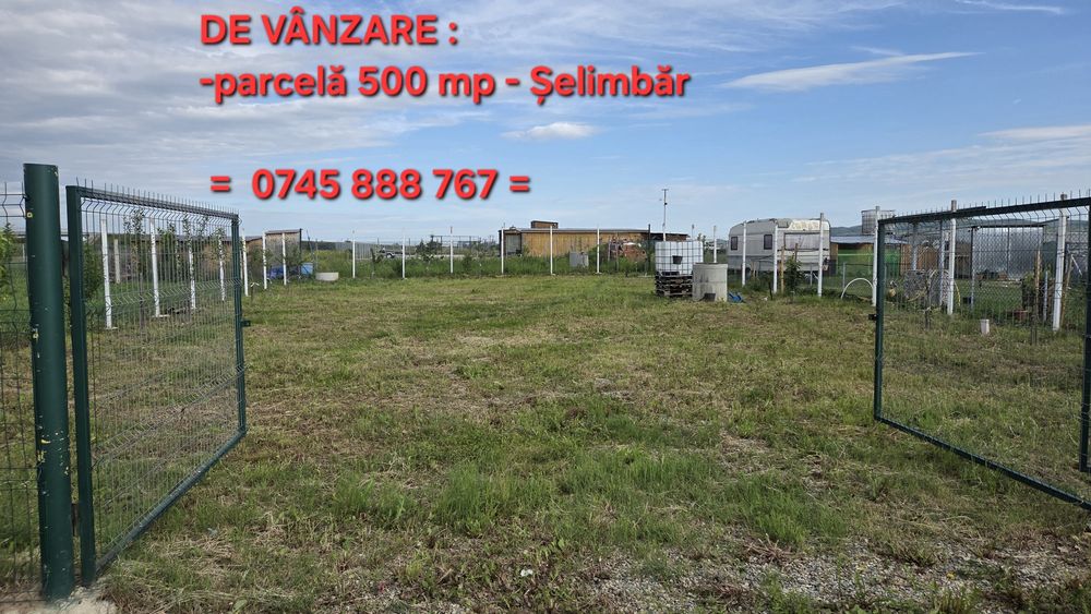 Teren  Selimbar - 500mp - 59€