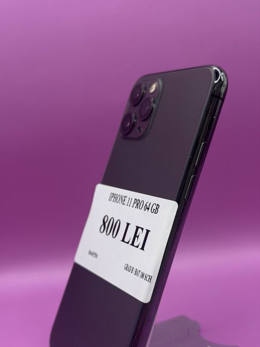 Iphone 11 Pro 64GB Fisurat •Matei Amanet Margeanului•8445