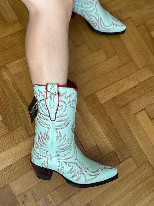 Cizme cowboy western Sendra 36-37 NOI