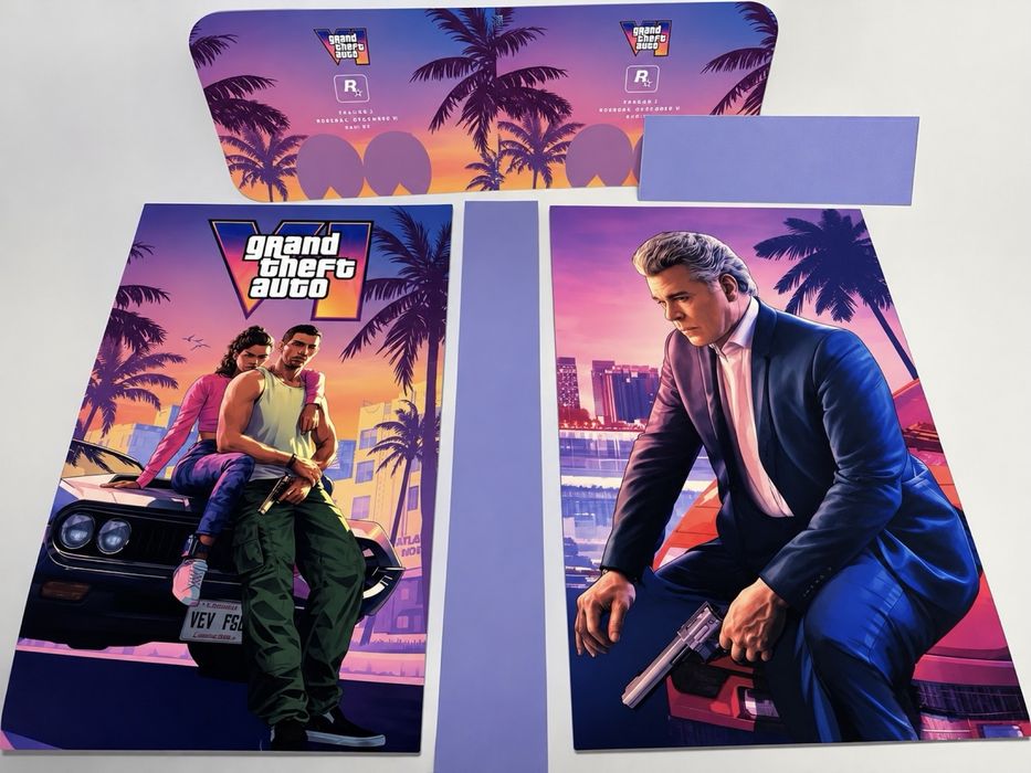 Skin Vinil Premium PS5 Pro si Controller - Design GTA VI Edition