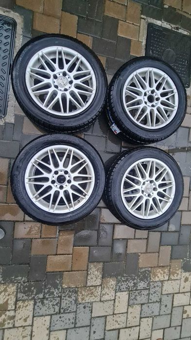 Vand set 4 jante aluminiu - 17"+cauciucuri iarna noi 225/55/17 - RAV4