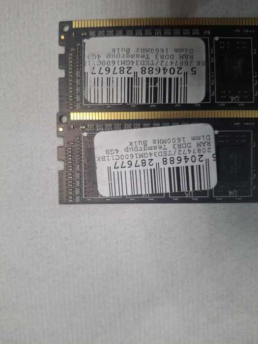 Ram памет team group 2x4 gb