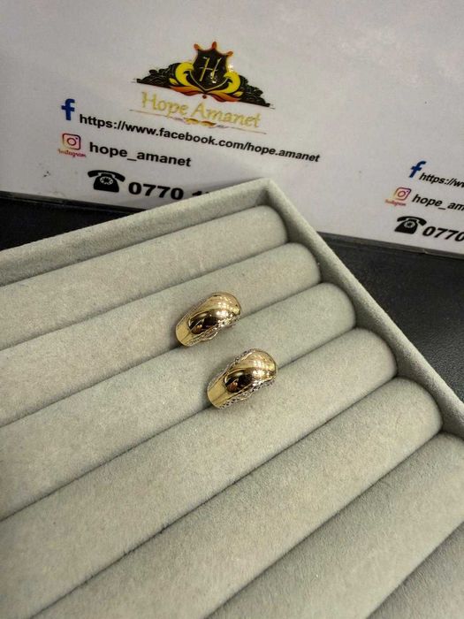 Hope Amanet P13 - Cercei din aur 14k 585 1,82 Gr