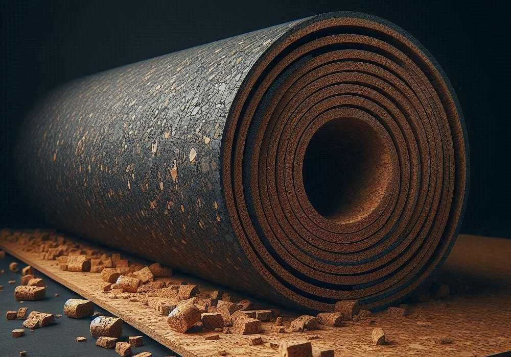 ГУМИРАН КОРК размери 1,04м х 1,04м, дебелина 2мм