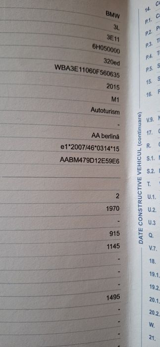 BMW 320ed - An 2015 - 163cp Euro 6  Volantă + Ambreiaj noi