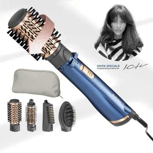 Perie rotativă empowered by Cristina Ich 1000W + 5 accesorii BaByliss