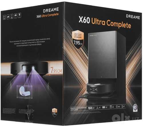 Робот-пылесос Dreame X60 Ultra Complete | Лучший Вариант! | №1 В мире!