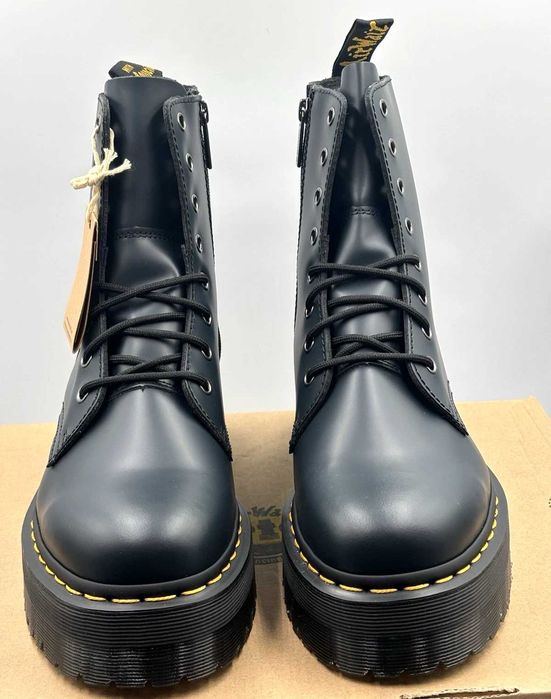 Dr Martens Jadon Smooth Leather Platform Boots