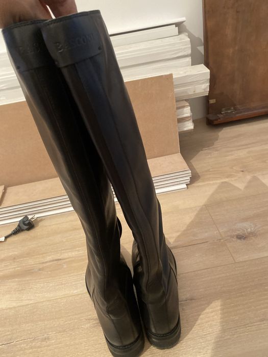 Сапоги зимние кожа Баскони