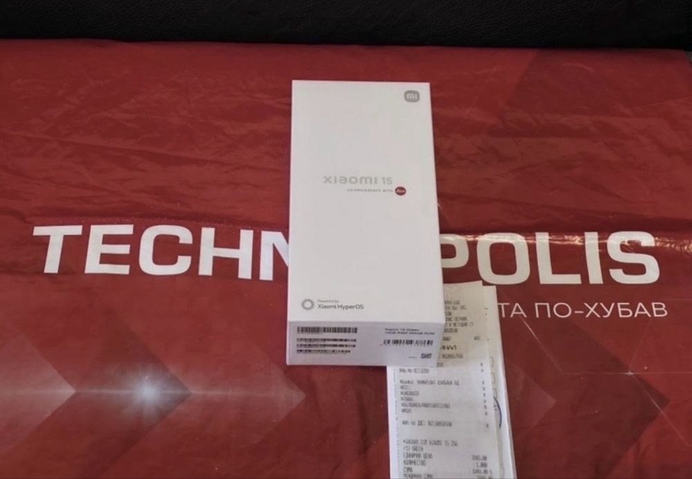 КАТО НОВ 256GB Xiaomi 15 5G Технополис Гаранция 2027 GREEN / Зелен