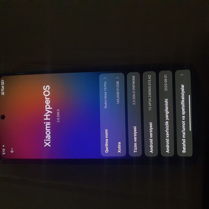Redmi not 13 pro