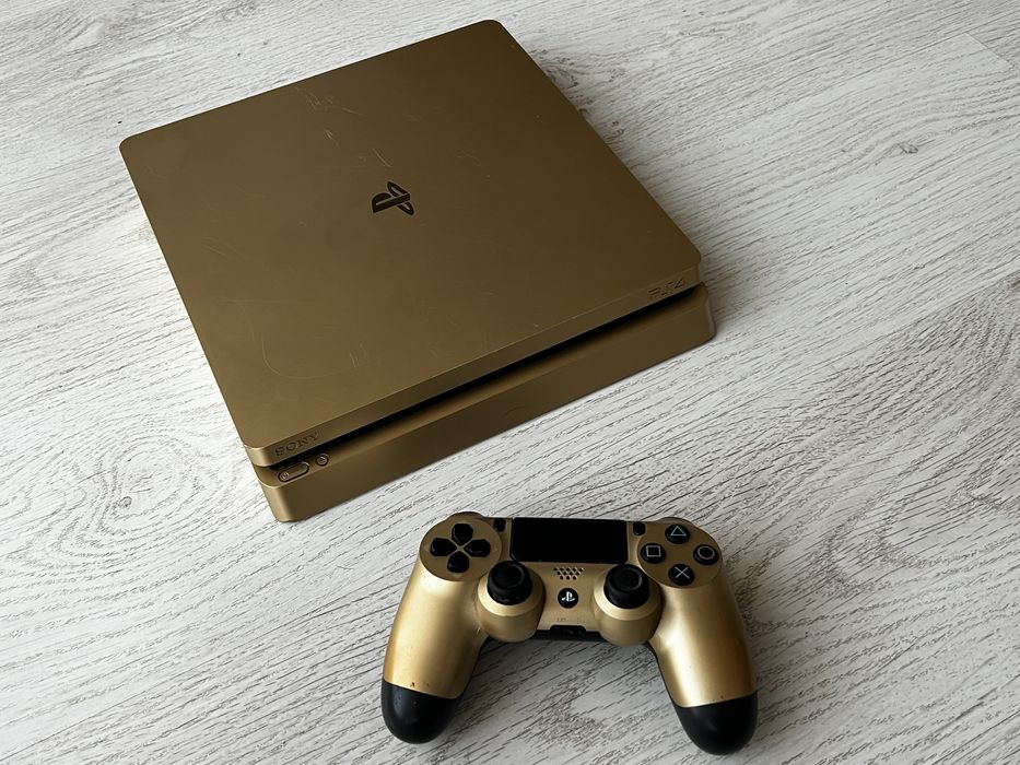 Consola Sony PS4 slim Gold  , firmware 9.60, 500Gb comtroller original