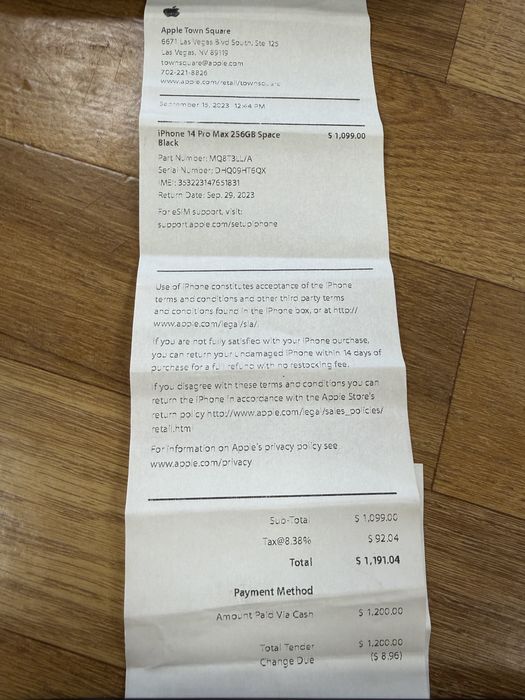 Iphone 14 Pro Max, Space Black, 256GB