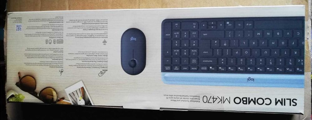 SIGILATA Kit tastatura si mouse Wireless LOGITECH MK470 Slim