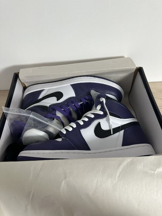 Маратонки-Air jordan retro 1 high court purple