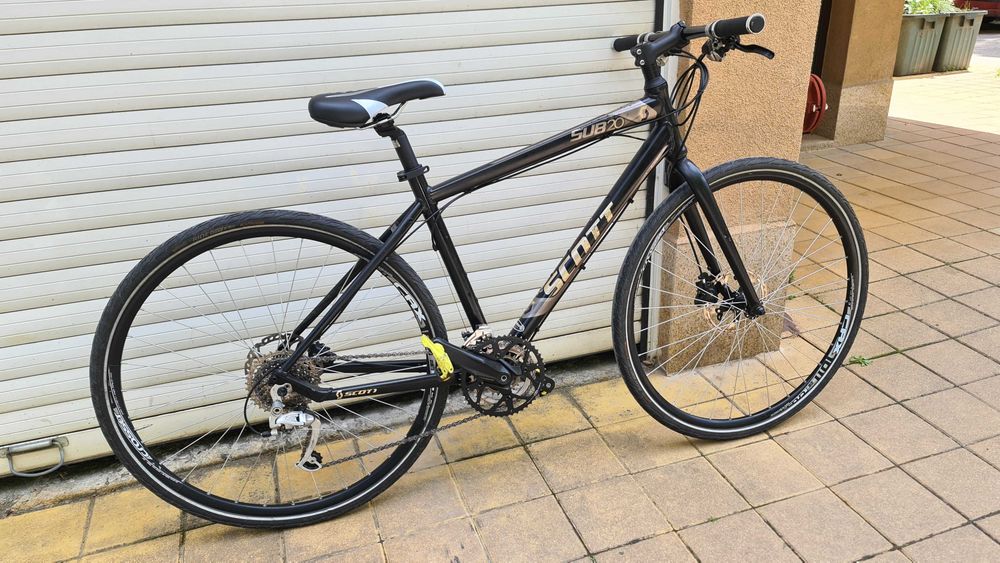 Алуминиево гравел хибрид планинско колело Scott 29" и 27,5" инча цола с вилка Rockshox и Shimano компоненти