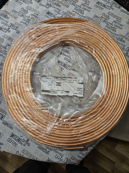 Медна тръбичка 8х1