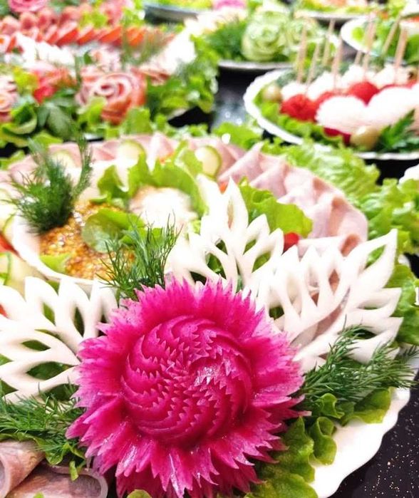 Нарезка фруктов и овощей мастер