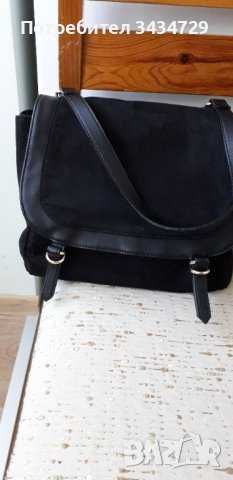 Дамска чанта - велур