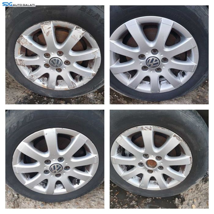 Set 4 Jante Aliaj 195 65 15 R15 5x112 Volkswagen Golf 5 2004 - 2008 [C9213]