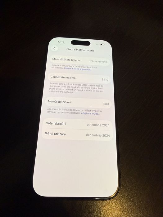 Vand/schimb Iphone 16 Pro 128 Gb neverlocked