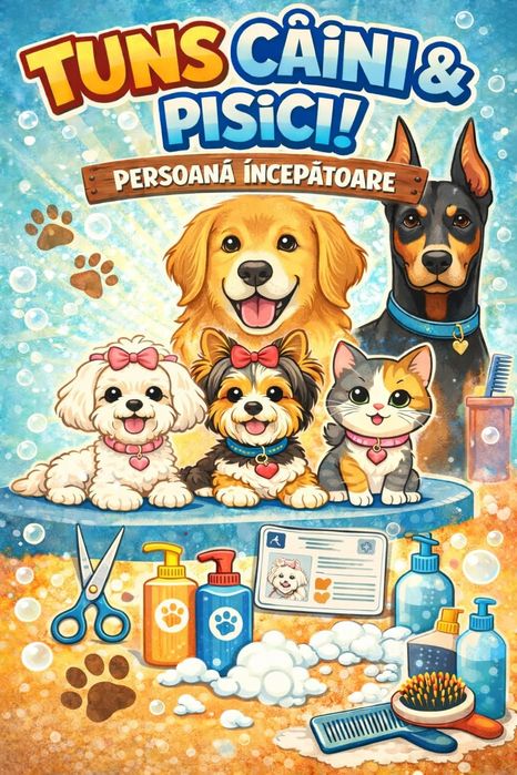 Tuns , spălat si aranjat catei