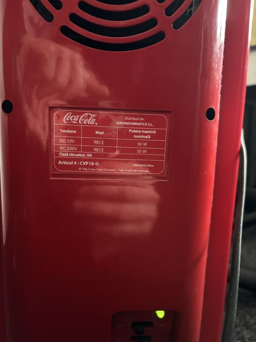 Mini frigider Coca-Cola