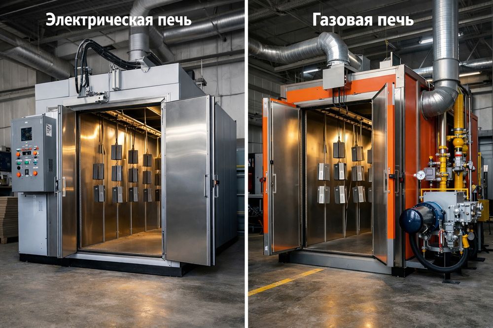 Производство" PoLiMeRkA "под ключ  печи порошковой покраски