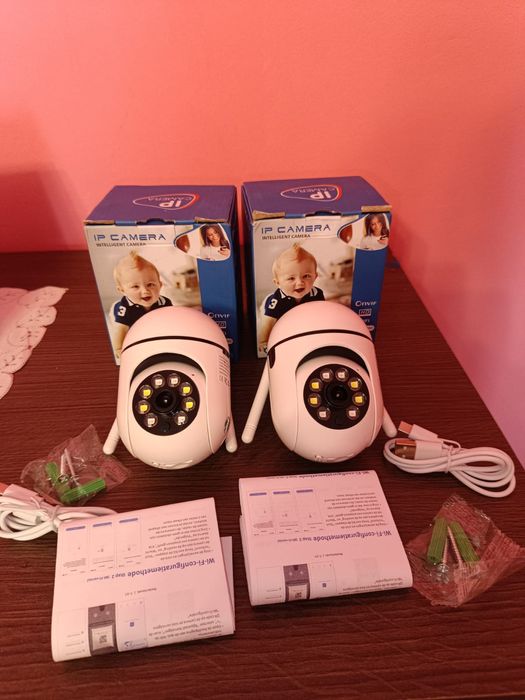 Set 2 camere supraveghere video rotative NOI