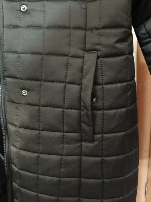 Продам пуховик с норковым воротником