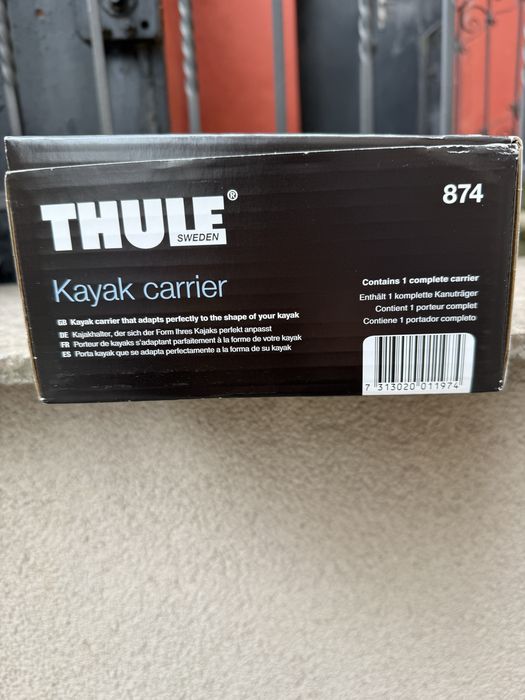 Thule комплект-куфар+греди wingbar+основи+стойка за колело+стойка  за каяк/пълен сет/